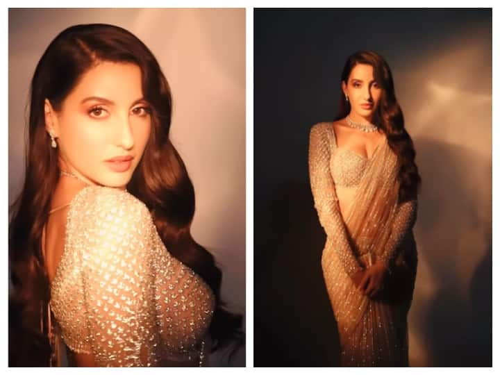 Nora Fatehi Photos: बॉलीवुड एक्ट्रेस नोरा फतेही ने इंस्टाग्राम पर कुछ तस्वीरें शेयर की हैं. जिसमें उनका साड़ी में बेहद खूबसूरत लुक देखने को मिल रहा है.