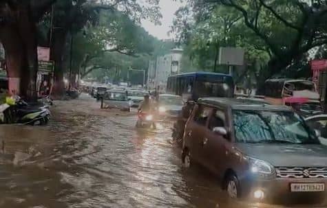 पुण्यात जोरदार पाऊस