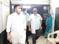 NMCH के औचक निरीक्षण में तेजस्वी यादव ने अस्पताल में पाई गड़बड़ी, नप गए डॉ. विनोद कुमार सिंह