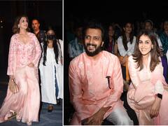 Lakme Fashion Week: मैचिंग आउटफिट में खूब जंचे रितेश-जेनेलिया, सोनाली बेंद्रे भी दिखीं ग्‍लैमरस
