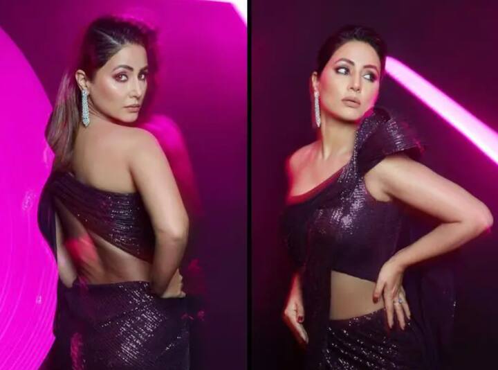 Hina Khan Pics: ਹਿਨਾ ਖਾਨ ਦੀ ਇਸ ਡਰੈੱਸ ਨੂੰ ਦੇਖ ਕੇ ਹੋ ਜਾਵੋਗੇ ਪਰੇਸ਼ਾਨ? ਸਾੜ੍ਹੀ ਅਤੇ ਵਨ ਪੀਸ ਪਹਿਰਾਵੇ ਦਾ ਇਹ ਸੁਮੇਲ ਕੀ ਹੈ?