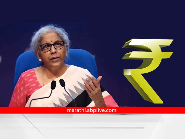 Rupee not sliding dollar strengthening incessantly Nirmala Sitharaman on the value of Indian rupee Rupee vs Dollar : 'रुपया घसरला नाही, डॉलर मजबूत होतोय'; निर्मला सितारमण यांचं वक्तव्य, डॉलरच्या तुलनेत रुपया 82.35 वर