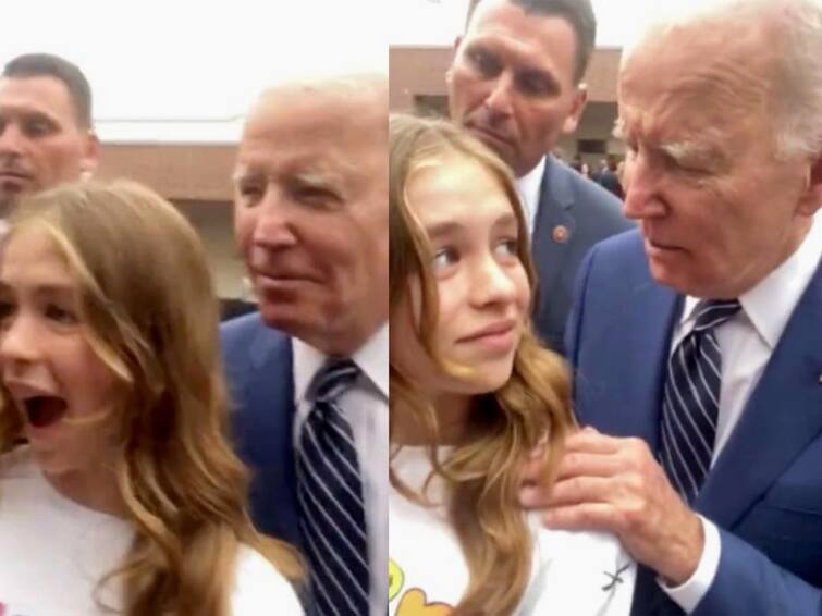 Joe Biden dating advice to young girl garnering mixed reactions from netizens Joe Biden: இளம்பெண்ணுக்கு டேட்டிங் அட்வைஸ் கொடுத்த அமெரிக்க அதிபர்.... நெட்டிசன்கள் மத்தியில் விவாதத்தைக் கிளப்பியுள்ள வீடியோ