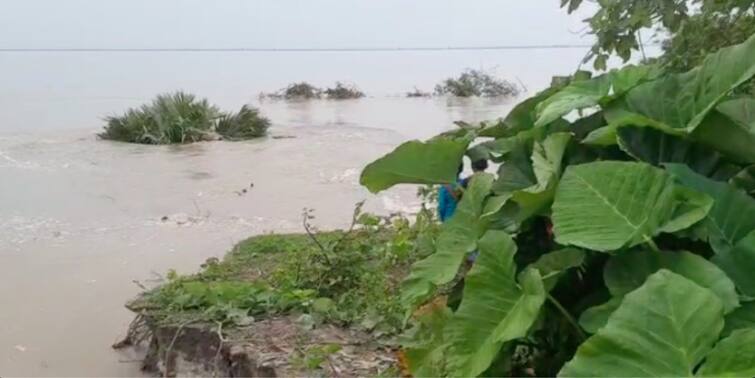 Erosion Due To Aggressive Ganges River Leads To Disaster in Manikchowk Of Malda Malda News: গঙ্গার ভাঙনে কাঁপছে মানিকচক, নদীগর্ভে তলিয়ে গেল মন্দিরের একাংশ