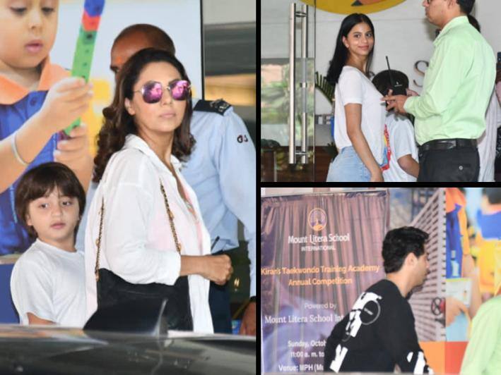 गौरी और सुहाना इस दौरान शानदार लुक में दिखाई दी हैं. जहां गौरी कैजुएल लुक में तो सुहाना डेनिम जींस और व्हाइट टी शर्ट में जलवा बिखेर रही हैं.