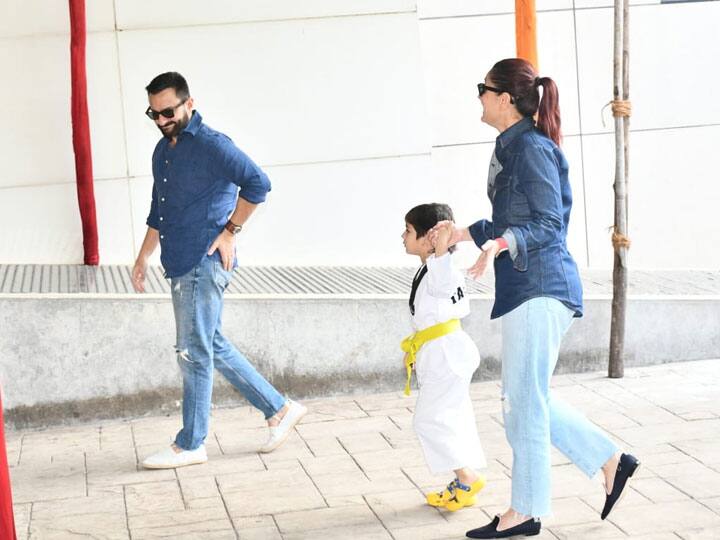 Saif Kareena With Taimur: सैफ अली खान और करीना कपूर की शादी को 10 साल पूरे हो गए. आज उनकी वेडिंग एनिवर्सिरी है. दोनों अपने लाडले तैमूर के साथ मुंबई में नजर आए. जानिए क्‍या था खास मौका.