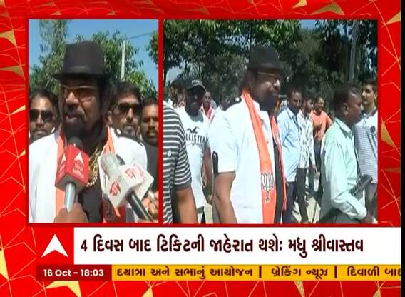 વડોદરાઃ મધુ શ્રીવાસ્તવે ચૂંટણીમાં ટિકિટને લઈને કર્યો મોટો દાવો, જુઓ વીડિયો