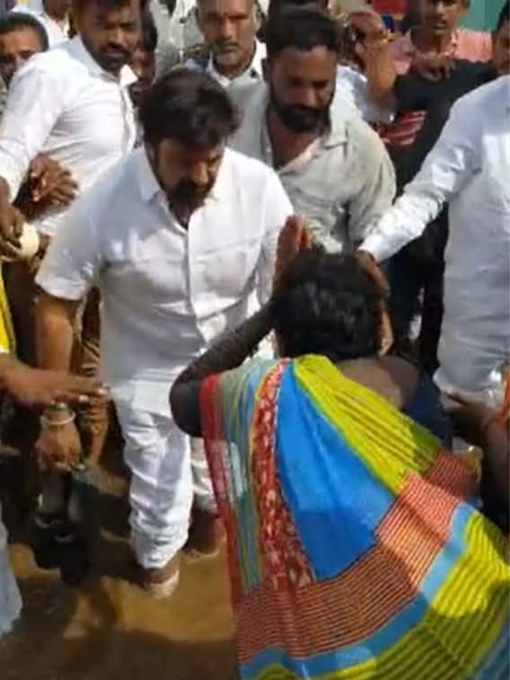 Video: కాళ్లు మొక్కబోయిన మహిళ, బాలయ్య రియాక్షన్ వైరల్