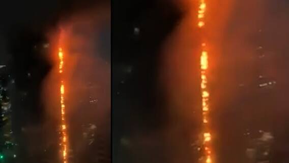 તુર્કીના ઈસ્તંબુલમાં 24 માળની બિલ્ડીંગમાં અચાનક ભભૂકી ઉઠી ભીષણ આગ, જુઓ વીડિયો