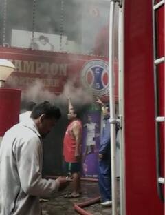 Pune Fire : पुण्यातील नामांकित स्पोर्ट्स दुकानाला आग; कुलिंगचं काम सुरु