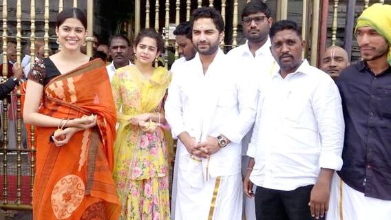 Vishwak sen Visits Tirumala| శ్రీవారి సేవలో‌ సినీ నటుడు విశ్వక్‌సేన్ | ABP Desam