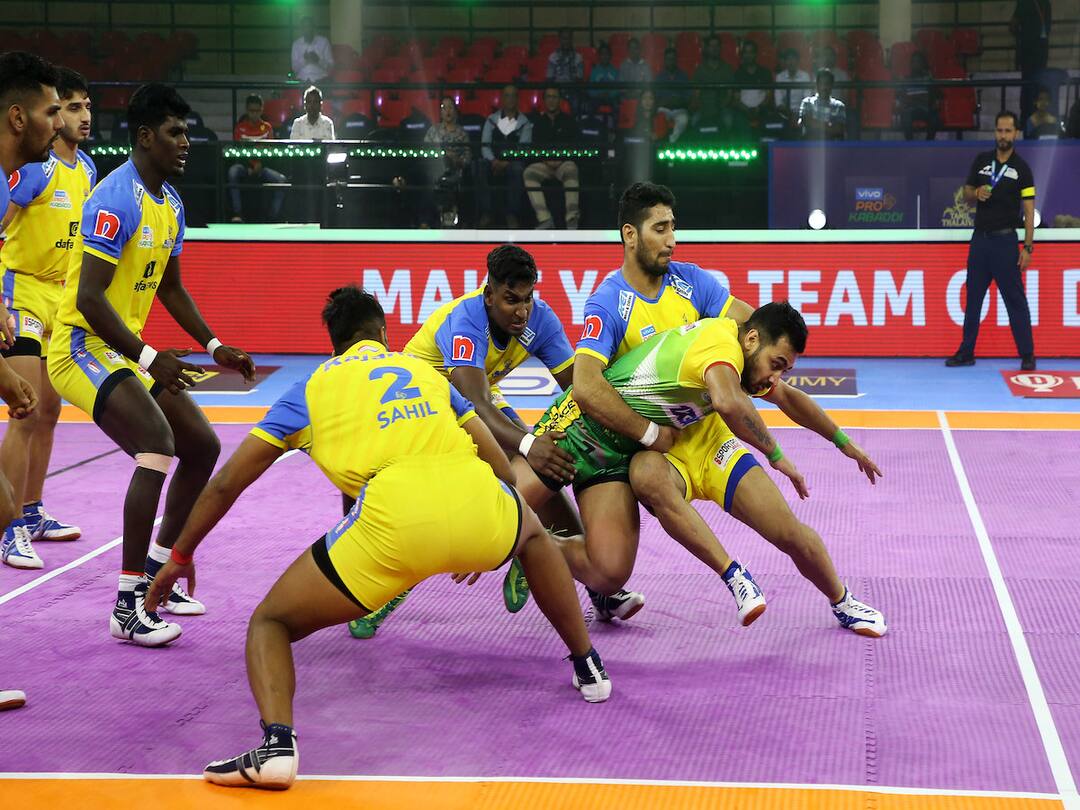 pro kabaddi league 2022 tamil thalaivas beat patna pirates himanshu singh PKL 9: तमिल थलाइवाज को मिली सीजन की पहली जीत, रोमांचक मुकाबले में पटना पाइरेट्स को दी पटखनी