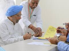 Congress President Poll: Rahul Votes At Makeshift Booth. Sonia, Manmohan, Priyanka At AICC HQ — SEE PICS
