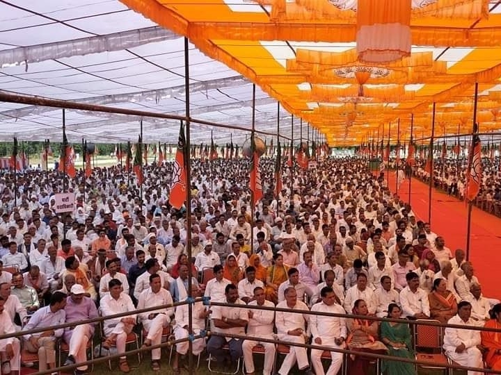 Rajasthan: कांग्रेस के गढ़ शेखावाटी में BJP का चुनावी शंखनाद, किसान सम्मेलन में गहलोत सरकार को घेरा