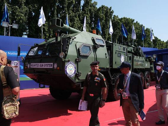 Glimpses From Day 1 Of Defence Expo In Gujarat's Gandhinagar. In Pics