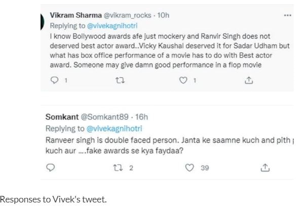 Vivek Agnihotri ने इशारों-इशारों में Ranveer Singh पर साधा निशाना, कहा-फ्लॉप फिल्मों के बावजूद...