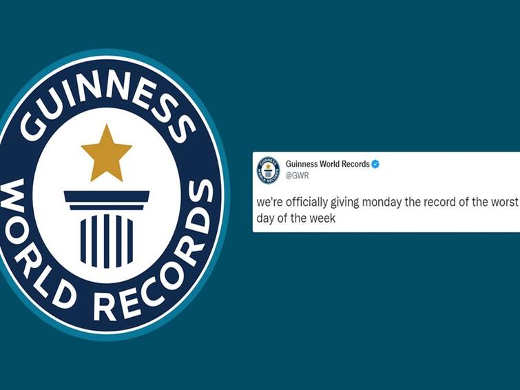 Guinness World Records Officially Declares Monday 'Worst Day Of The Week' Worst Day Of The Week: ‘திங்கள்’ வாரத்தின் மோசமான நாள்; அங்கீகரித்த கின்னஸ் நிறுவனம்! குதூகலத்தில் நெட்டிசன்கள்!