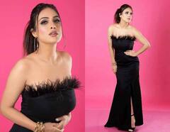 Neha Malik Photos: ब्लैक ऑफ शोल्डर ड्रेस में नेहा मलिक ने सेट किए फैशन गोल्स, बार्बी डॉल सी लगीं एक्ट्रेस
