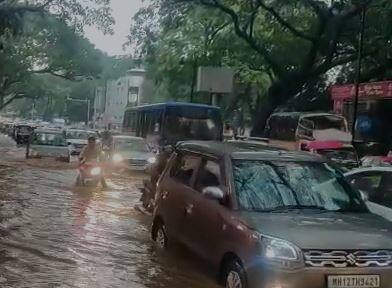 पुण्यात जोरदार पावसाची हजेरी