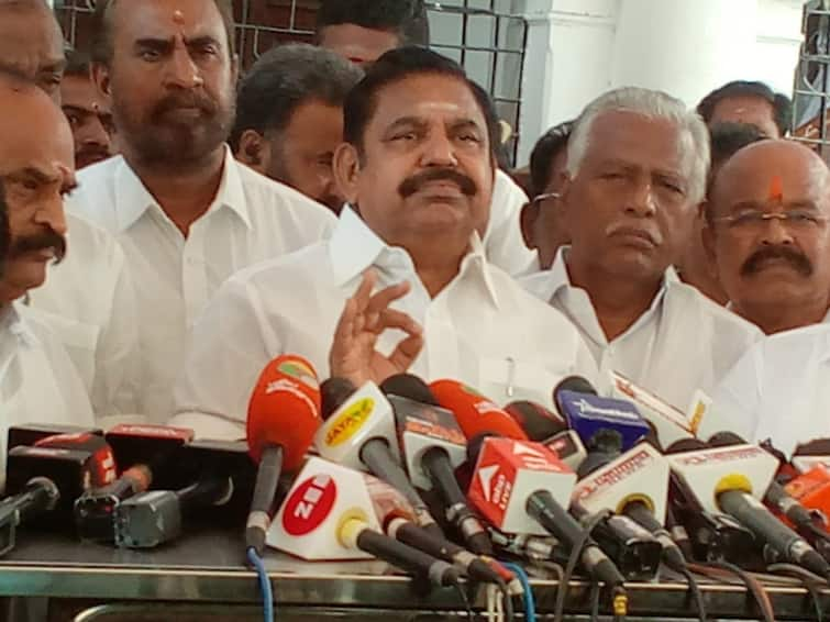 TN Assembly Session: Edappadi Palaniswami has made a public allegation that we believe that the Assembly Speaker is acting politically TN Assembly Session: சட்டமன்ற தலைவர் அரசியல் ரீதியாக செயல்படுகிறார்... சபாநாயகர் முடிவு குறித்து ஈபிஎஸ் குற்றச்சாட்டு..!