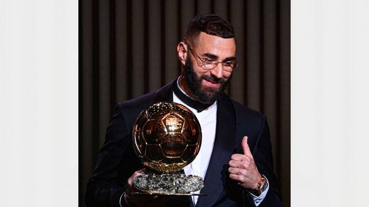 Karim Benzema wins Ballon d'Or Cristiano Ronaldo finishes in 20th Position Ballon d'Or: বহু পিছনে রোনাল্ডো, ব্যালন ডি'অর জিতলেন তাঁর প্রাক্তন সতীর্থ বেঞ্জেমা