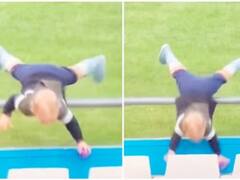 Watch Video: स्कॉटलैंड-वेस्टइंडीज मैच के दौरान हादसा, स्टैंड से मुंह के बल नीचे गिरा बच्चा