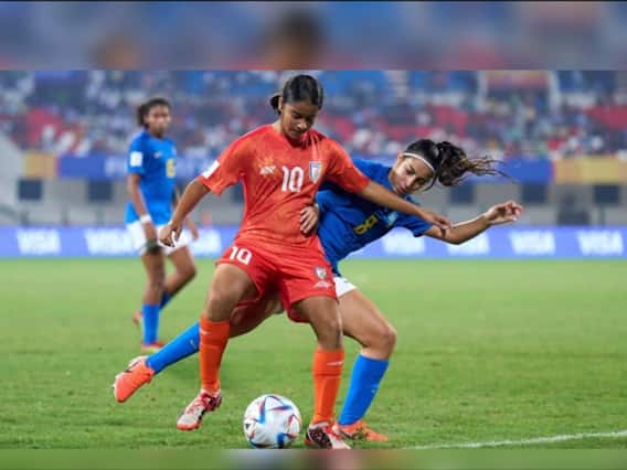 Fifa U-17 Women's World Cup: भारताचा सलग तिसरा पराभव; ब्राझीलविरुद्ध 5-0 नं सामना गमावला, स्पर्धेतील आव्हान संपुष्टात Fifa U-17 Women's World Cup: भारताचा सलग तिसरा पराभव; ब्राझीलविरुद्ध 5-0 नं सामना गमावला, स्पर्धेतील आव्हान संपुष्टात