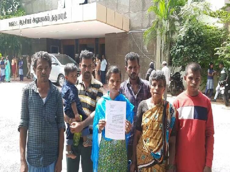 The family of the person who died in the electric wire filed a complaint in the Dharmapuri district collector office மின்கம்பியில் சிக்கி உயிரிழப்பு.... மின்சாரத் துறை மீது நடவடிக்கை எடுக்க ஆட்சியரிடம் புகார்