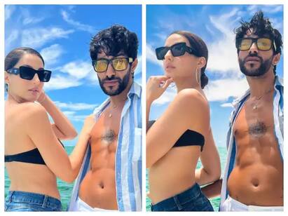 Nora Fatehi Pictures: બૉલીવુડ એક્ટ્રેસ અને સ્ટાર ડાન્સર નોરા ફતેહી (Nora Fatehi) લેટેસ્ટ ઇન્સ્ટા ફોટોઝમાં એક મિસ્ટ્રી બૉય સાથે દેખાઇ રહી છે. નોરાની આ તસવીરો ખુબ વાયરલ થઇ રહી છે.