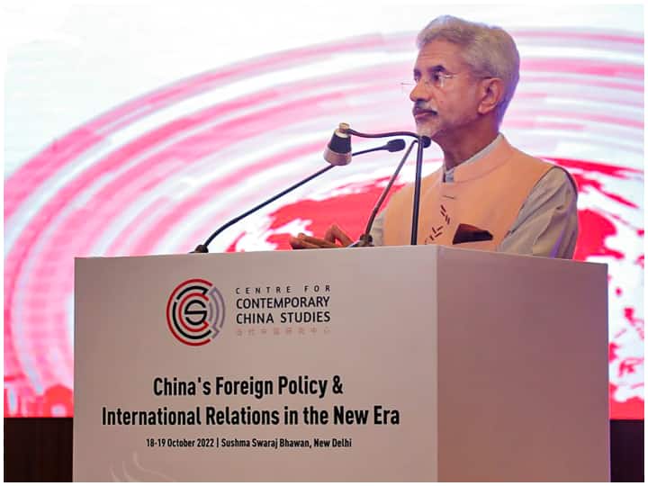 S Jaishankar Said Peace harmony is the basis of normal relations between India and China on the border बॉर्डर पर भारत-चीन के बीच सामान्य संबंधों का आधार है अमन और शांति- विदेश मंत्री एस जयशंकर