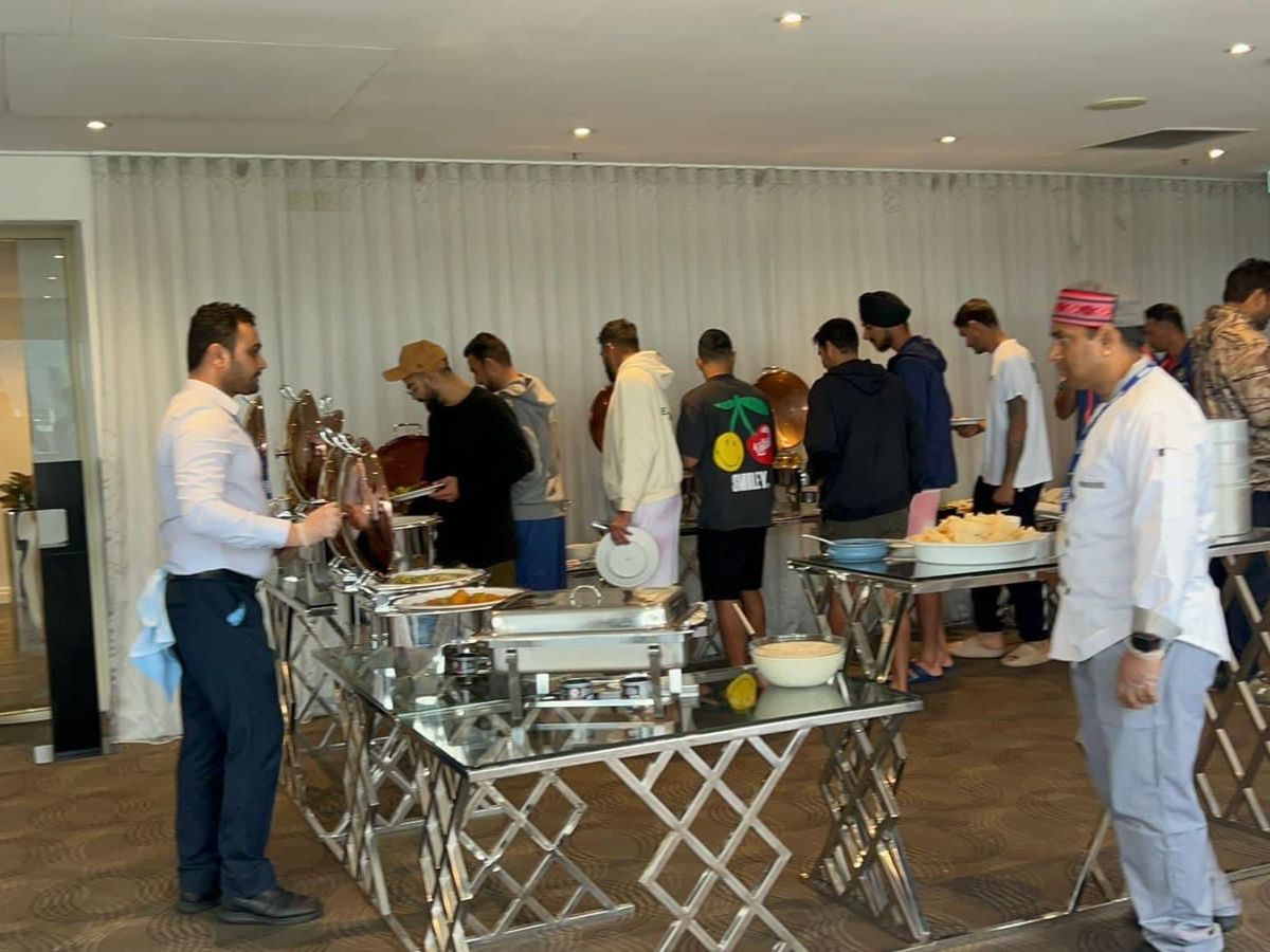 Indian Team Enjoys Desi Food At Brisbane Restaurant. Check Out Images