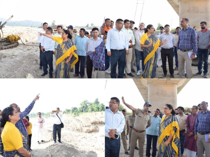 Uttarakhand: Assembly Speaker Ritu Khanduri Bhushan inspected the repair work of Sukhrau bridge Ann Uttarakhand News: 22 अक्टूबर से हल्के वाहनों के लिए खुल जाएगा सुखरौ पुल, विधानसभा अध्यक्ष ने किया निरीक्षण