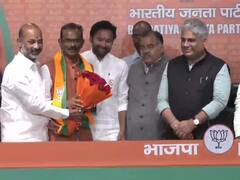 मुनुगोडे उपचुनाव से पहले TRS को झटका! पार्टी के पूर्व सांसद बूरा नरसैय्या गौड़ समेत कई नेता BJP में शामिल