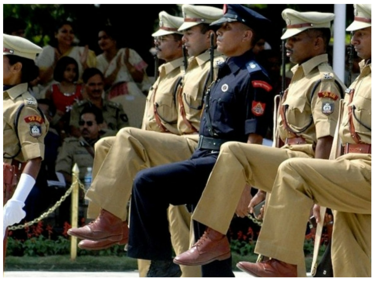 Khaki Police Uniform Made From Real Khaki Fabric, Plain/Solids at Rs  895/piece in Ludhiana