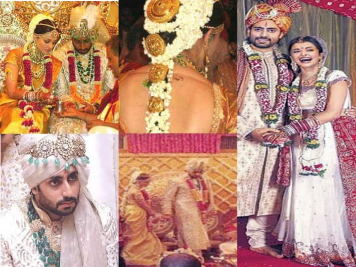 Aishwarya Rai Bachchan ने अपनी शादी में 75 लाख रुपए की कांजीवरण साड़ी पहनी थी. जिसकी कीमत 75 लाख रुपए थी. देखिए शादी की खास तस्वीरें...