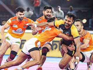 Pro Kabaddi 2022: Puneri Paltan win thrilling contest against Telugu Titans Pro Kabaddi 2022: பரபரப்பான ப்ரோ கபடிப் போட்டியில் த்ரில் வெற்றி பெற்ற புனே அணி..! இதையும் படிங்க..