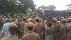 Chennai: AIADMK Cadre Led By EPS Detained For Staging Hunger Strike Without Police Permission