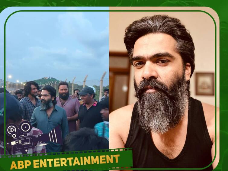 Pathu Thala Silambarasan shooting spot stills goes viral on Social Media PathuThala Silambarasan: மாஸ் ப்ளஸ் கிளாஸ்..  ‘பத்துதல’ கர்நாடக படப்பிடிப்பு நிறைவு.. வைரலாகும் சிலம்பரசனின் புகைப்படங்கள்!