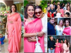 Hema Malini के बर्थडे बैश में रेखा से जितेंद्र तक दिखे ये दिग्गज सितारे, सामने आईं पार्टी की Inside तस्वीरें