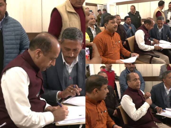 Himachal Election 2022: Jairam Thakur files nomination from Siraj assembly seat Himachal Election: जयराम ठाकुर ने भरा नामांकन, सिराज विधानसभा सीट से लड़ रहे हैं चुनाव