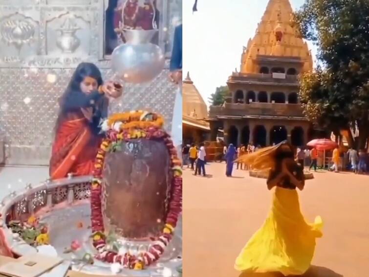 girls make dance video at Mahakal temple in Ujjain Madhya Pradesh minister orders probe Dance In Temple : வைரலான வீடியோ.. உஜ்ஜைனி கோயிலில் நடன அசைவுகளுடன் ரீல்ஸ்.. அமைச்சர் சொன்னது என்ன?