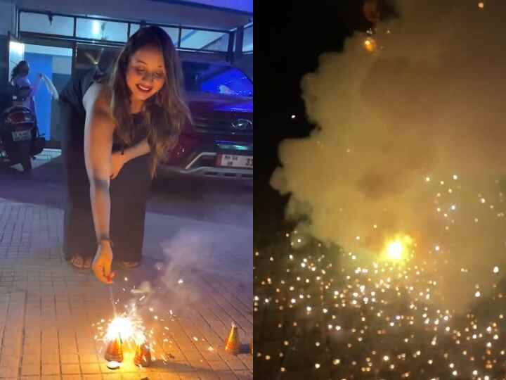 Rani Chatterjee last diwali Cracker incident video going viral Bhojpuri News: अनार जलाते हुए Rani Chatterjee के साथ हुआ था बड़ा हादसा, दिवाली की वीडियो देख सहम जाएगा दिल!
