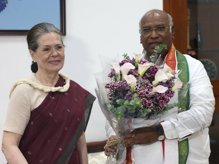 Congress President Mallikarjun Kharge Press Conference Have To Unitedly Fight Fascist Forces Know Details 'No Party Worker Big Or Small, Have To Unitedly Fight Fascist Forces': Congress President-Elect Kharge