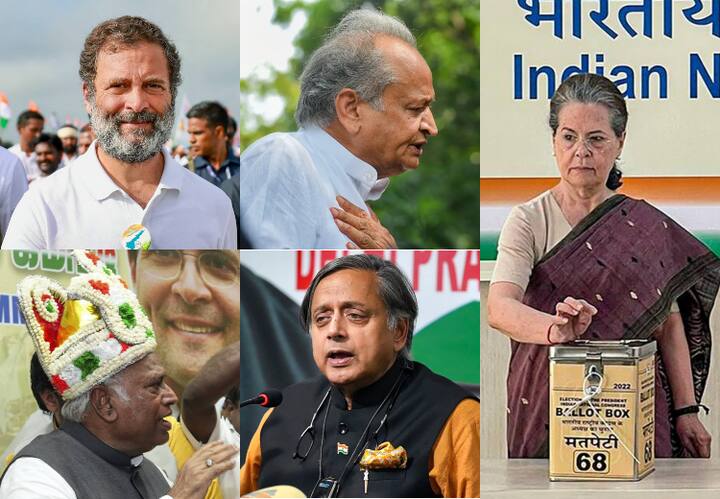 Demand for Rahul Gandhi Family Faith in Ashok Gehlot Shashi Tharoor Entry and Mallikarjun Kharge Win Congress President Election in 10 Points Congress President: पार्टी राहुल-राहुल करती रही, गांधी परिवार को गहलोत पर था भरोसा, थरूर की एंट्री और ताज खड़गे को मिला- 10 प्वाइंट्स