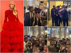 हाथ में पोर्टेबल फैन लिए मुंबई पहुंची Paris Hilton, फैंस और पैपराजी की तस्वीरें भी कीं क्लिक