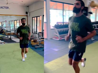Ravindra jadeja training video Goes Viral on social media Viral video: வருவேன்னு சொல்லு.. தீவிர உடற்பயிற்சியில் ஜடேஜா.. வைரலாகி வரும் வீடியோ!