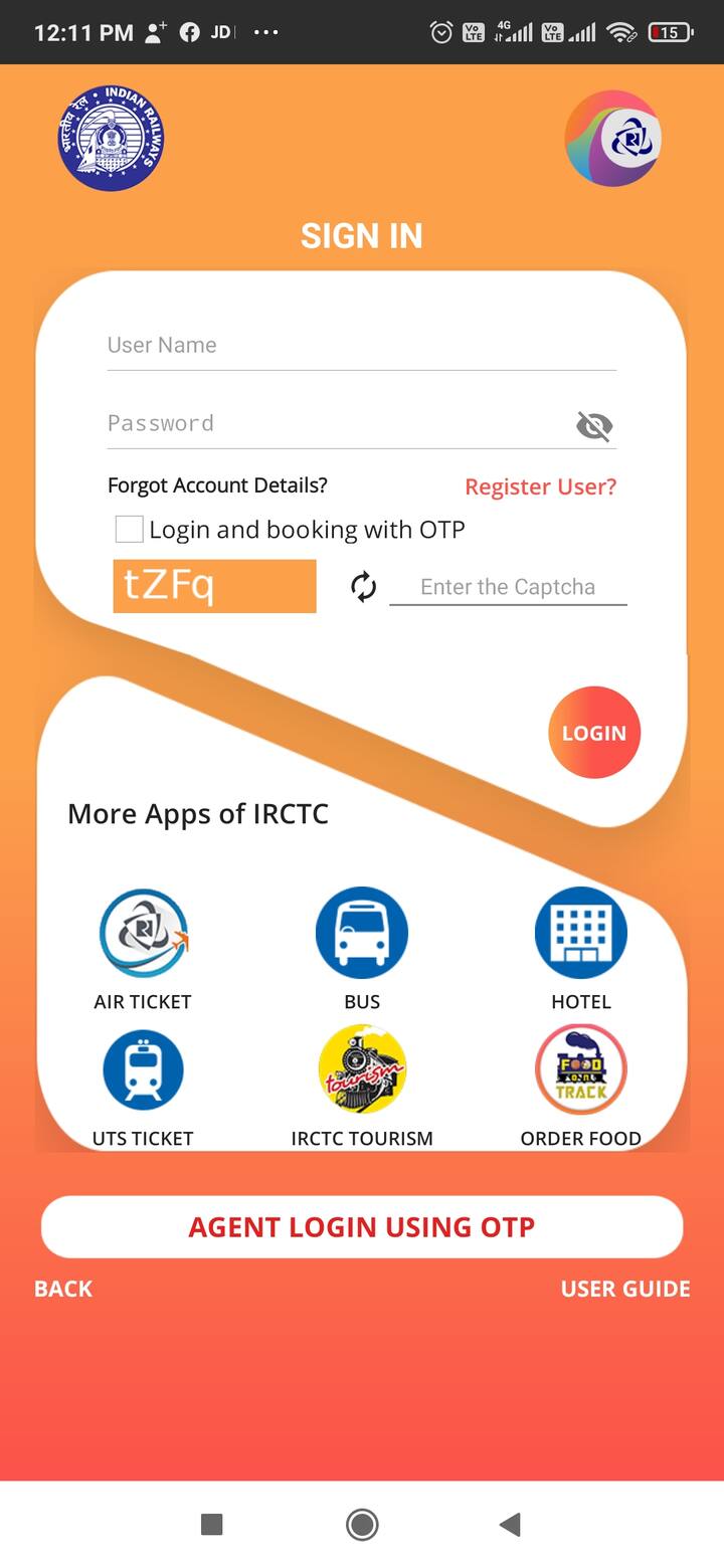 तत्काळ तिकीट ऑप्शन फक्त थोड्या काळासाठीच चालू केला जातो, त्यामुळे तुम्हाला तत्पर राहावे लागेल.