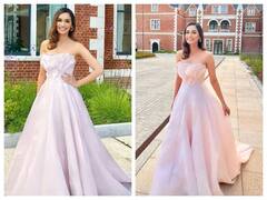 Pics: સિન્ડ્રેલા બનીને Manushi Chhillarએ રેમ્પ પર કર્યુ હૉટ વૉક, સુંદર તસવીરો તમે પણ જુઓ..........