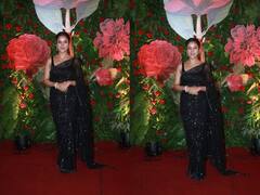 In Pics: रमेश तौरानी की दिवाली पार्टी में पहुंची Shehnaaz Gill, ब्लैक साड़ी में लगीं बलां की खूबसूरत, देखिए तस्वीरें