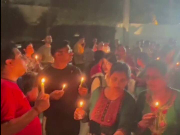 Noida Residents Carry Out Candle Light March After Infant Mauled To Death By Stray Dog Noida Residents Carry Out Candle Light March After Infant Mauled To Death By Stray Dog